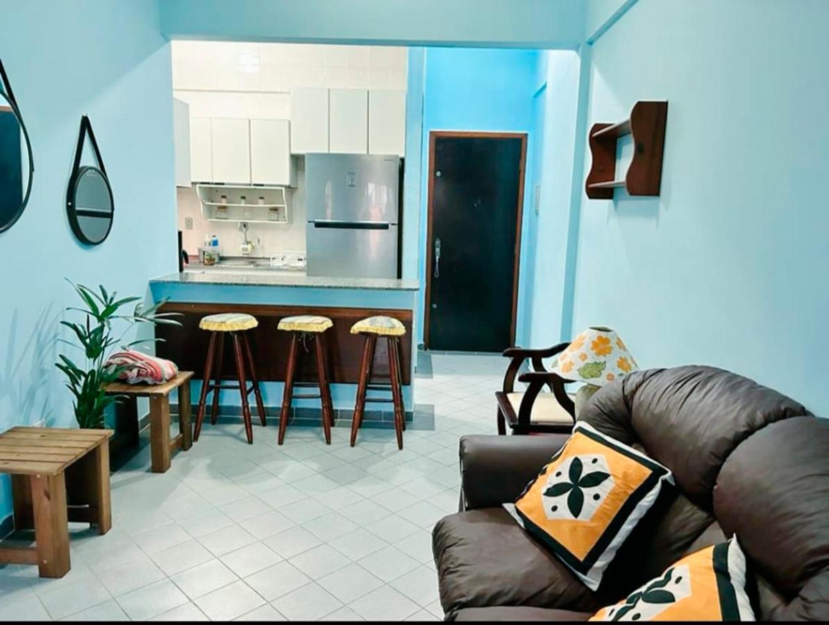 MongaguáAp Beira-Mar Com Wi-Fi E Garagem公寓 外观 照片