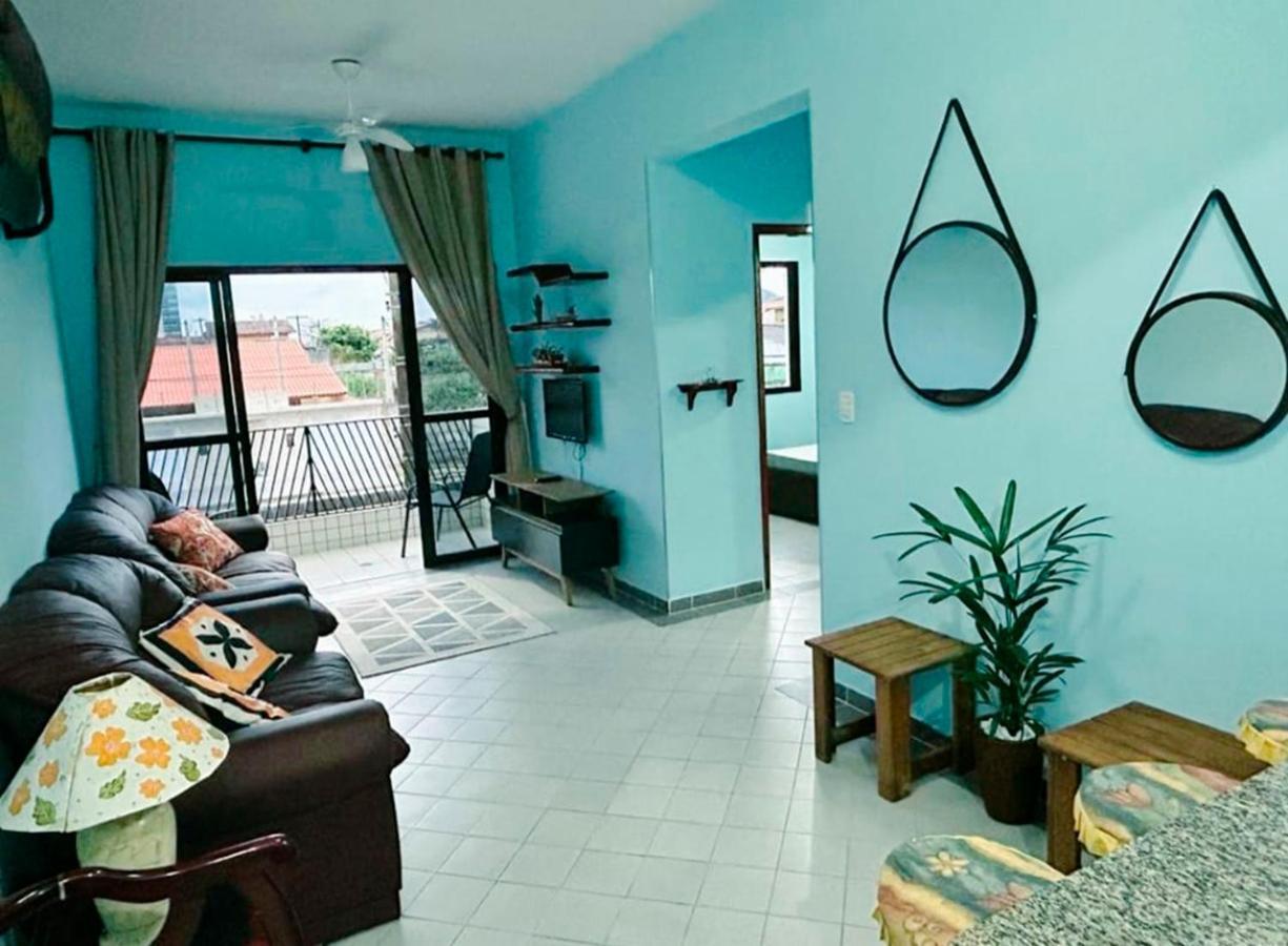 MongaguáAp Beira-Mar Com Wi-Fi E Garagem公寓 外观 照片