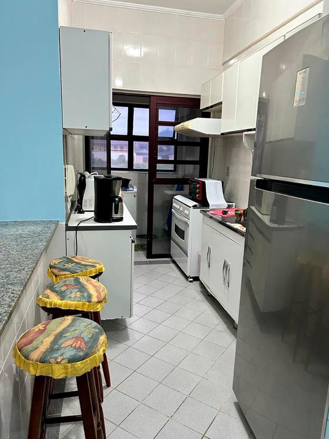 MongaguáAp Beira-Mar Com Wi-Fi E Garagem公寓 外观 照片