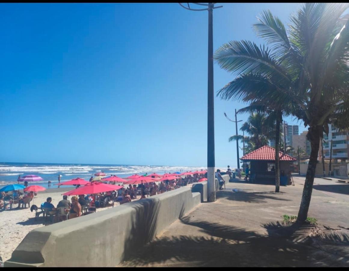 MongaguáAp Beira-Mar Com Wi-Fi E Garagem公寓 外观 照片