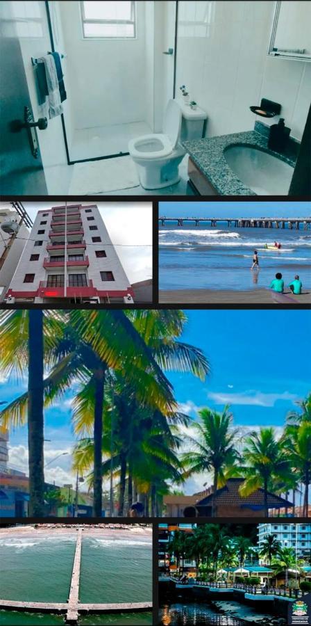 MongaguáAp Beira-Mar Com Wi-Fi E Garagem公寓 外观 照片